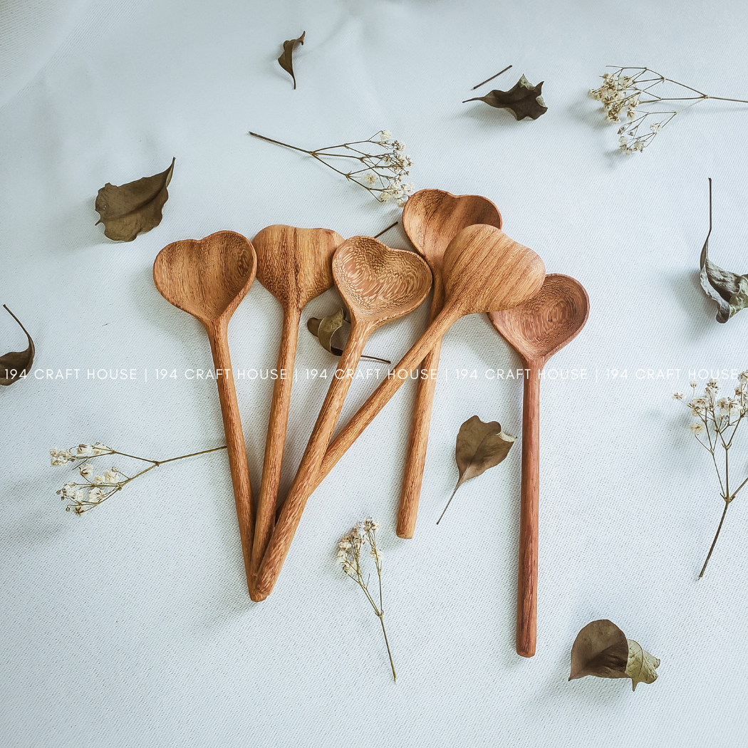 Best Mom Ever | Heart-Carved Wooden Spoon