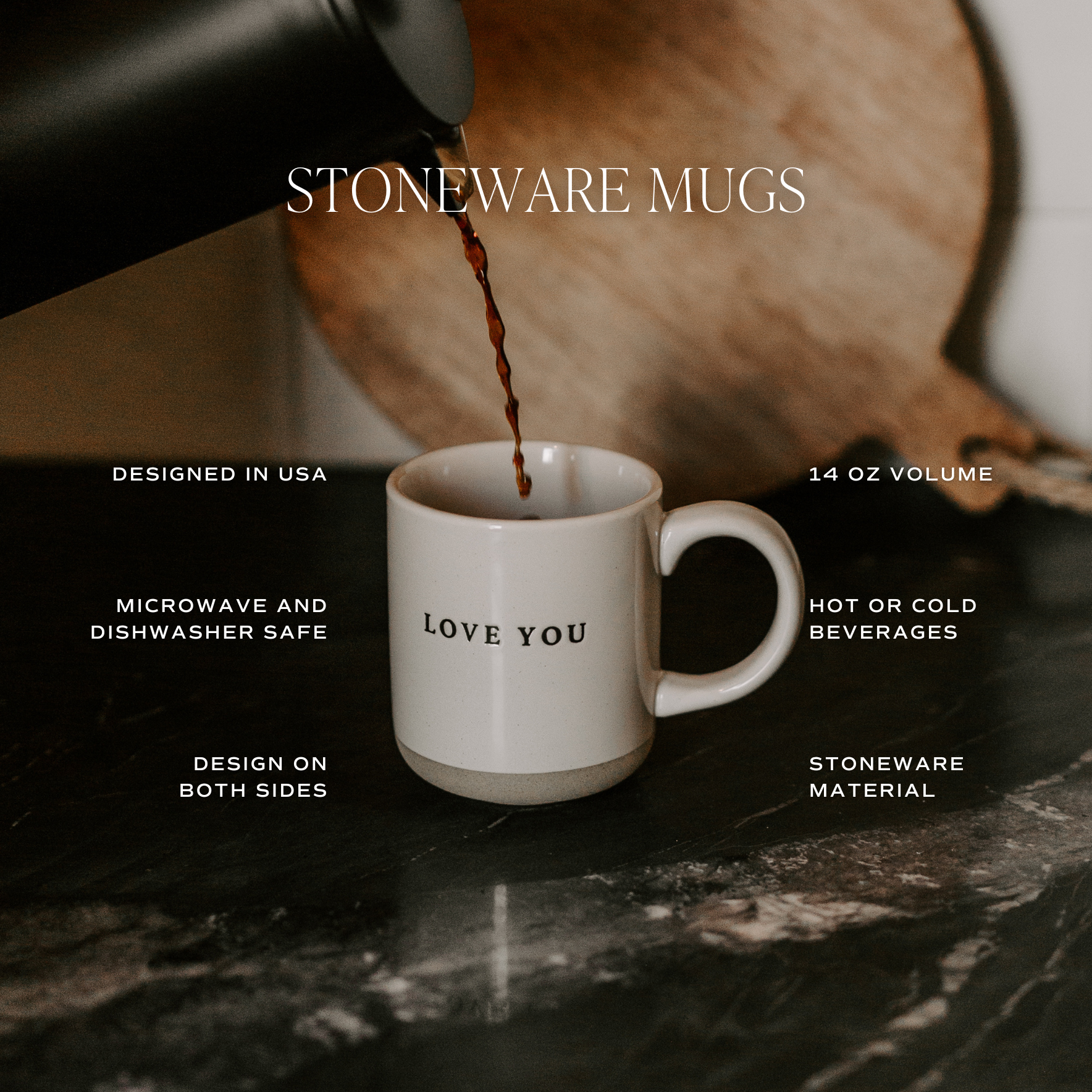 Mama Needs Coffee Stoneware Mug