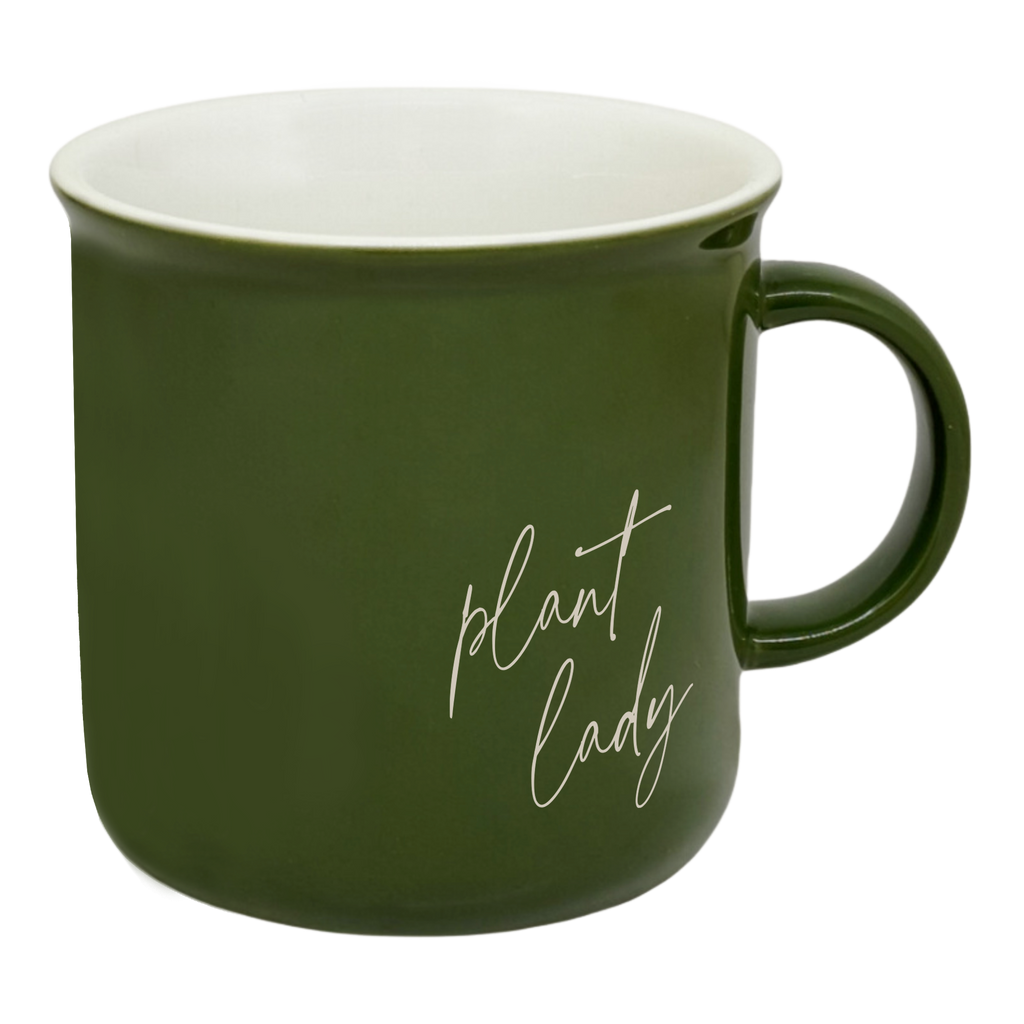 Plant Lady | 11 oz Forest Green Campfire Mug