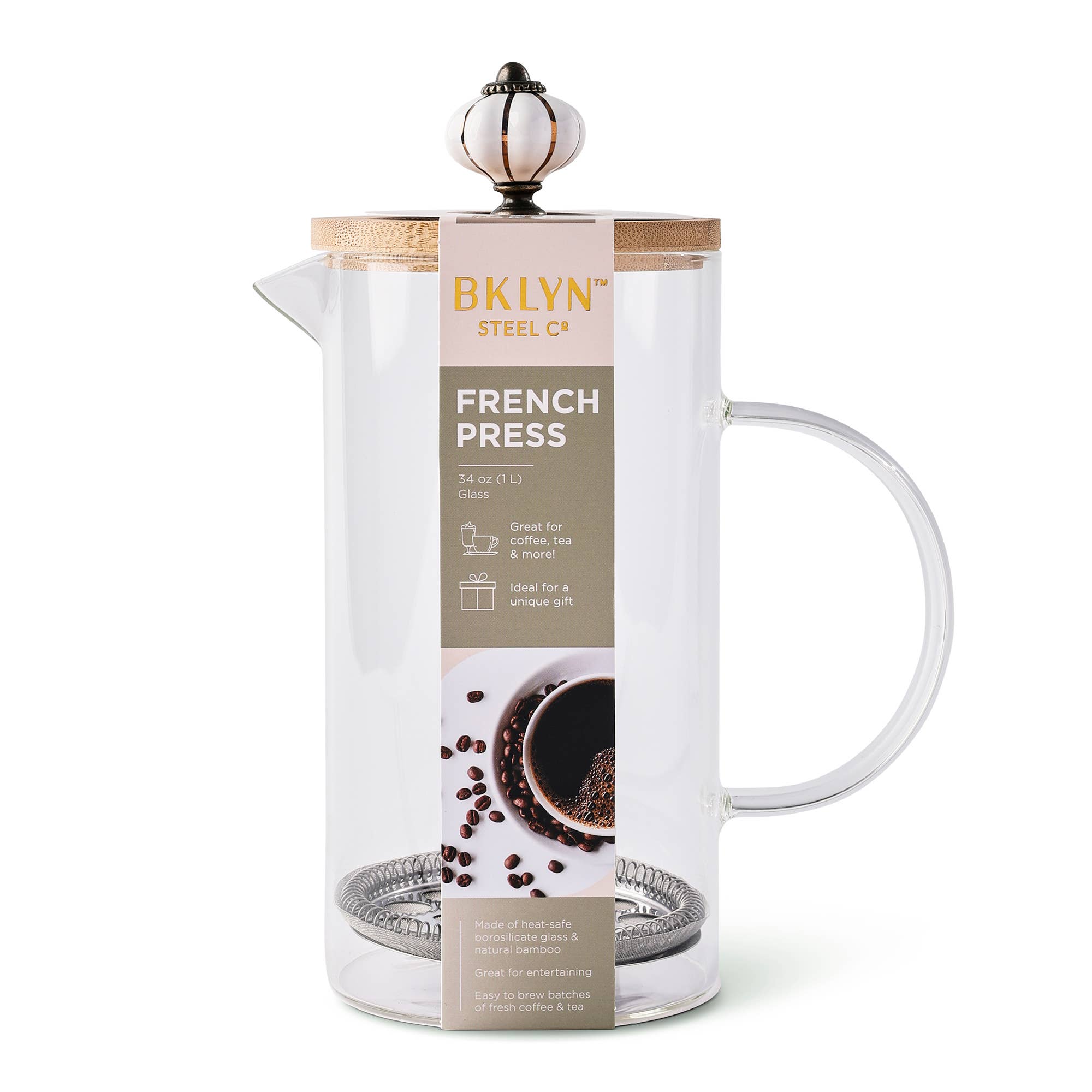 Glass French Press | 34oz