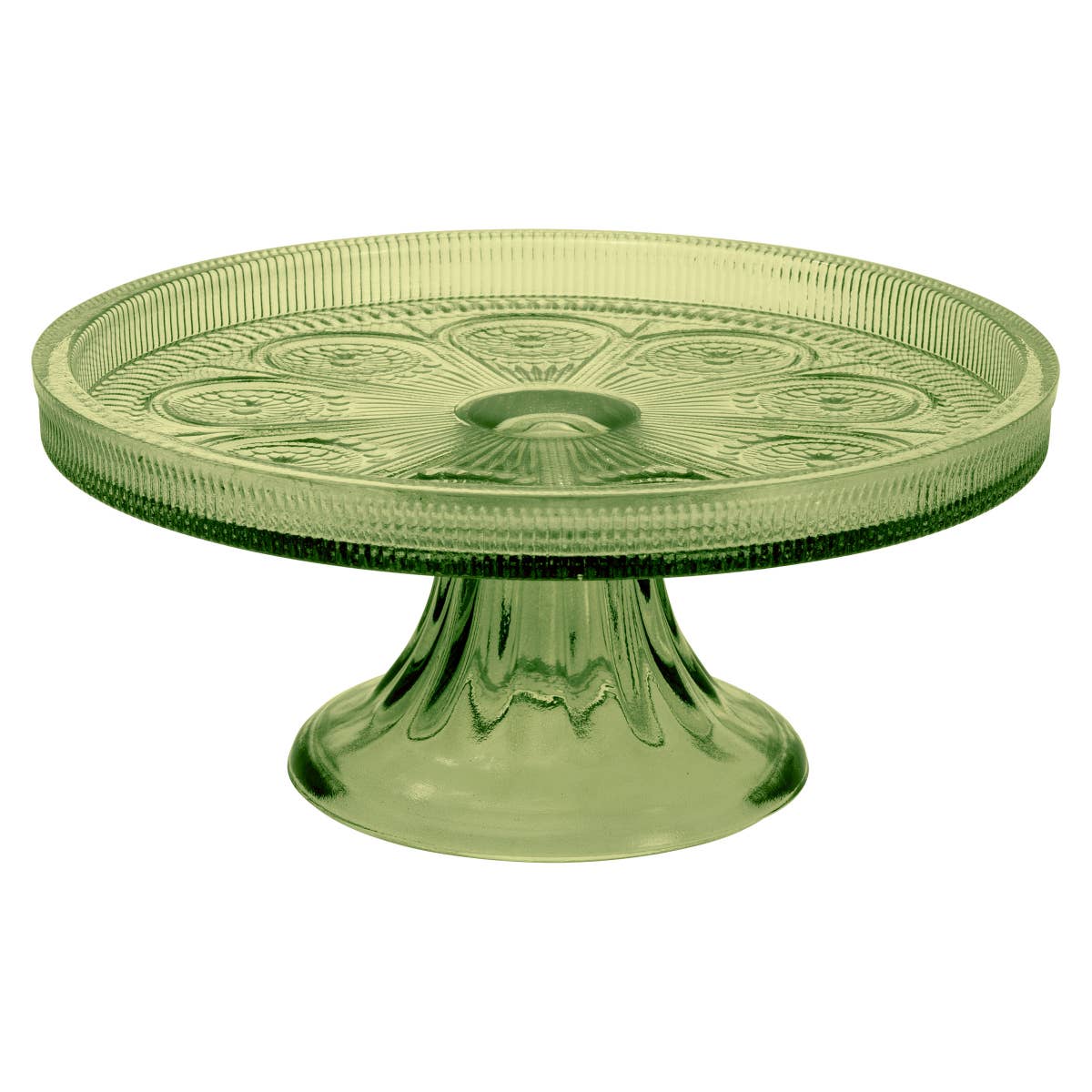 Olive Codi Glass Cake Stand | 8.25"