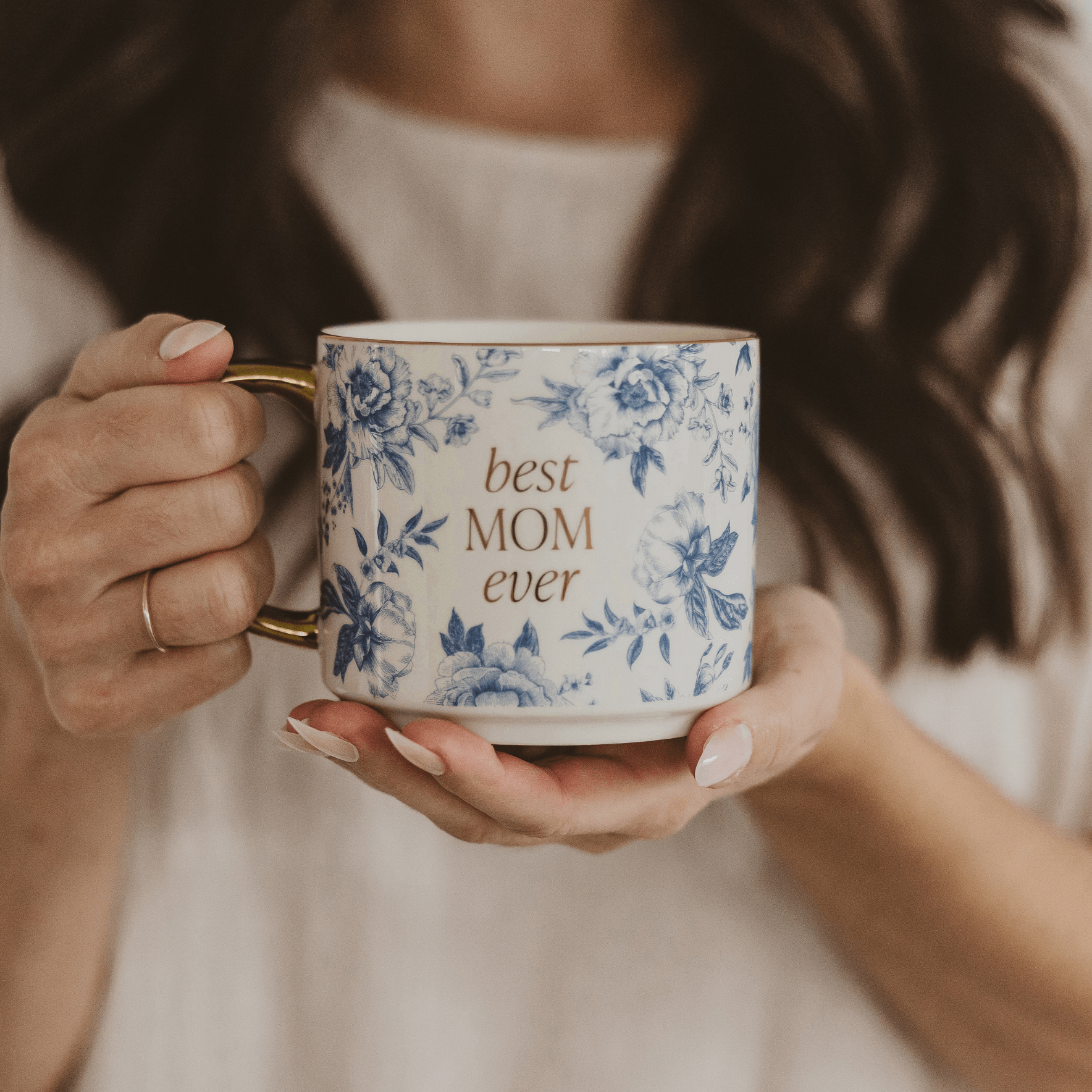 Best Mom Ever | Gold Handle Mugs