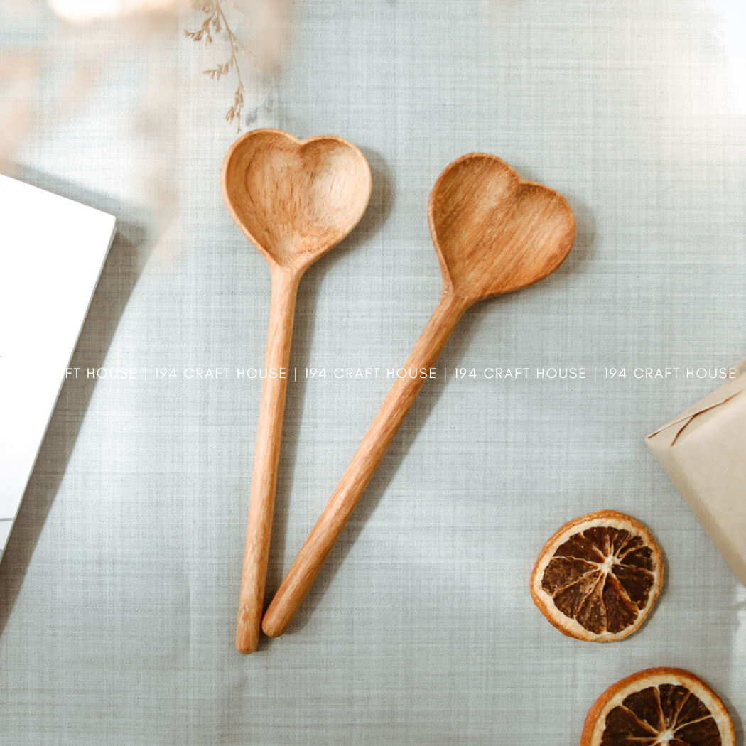 Best Mom Ever | Heart-Carved Wooden Spoon