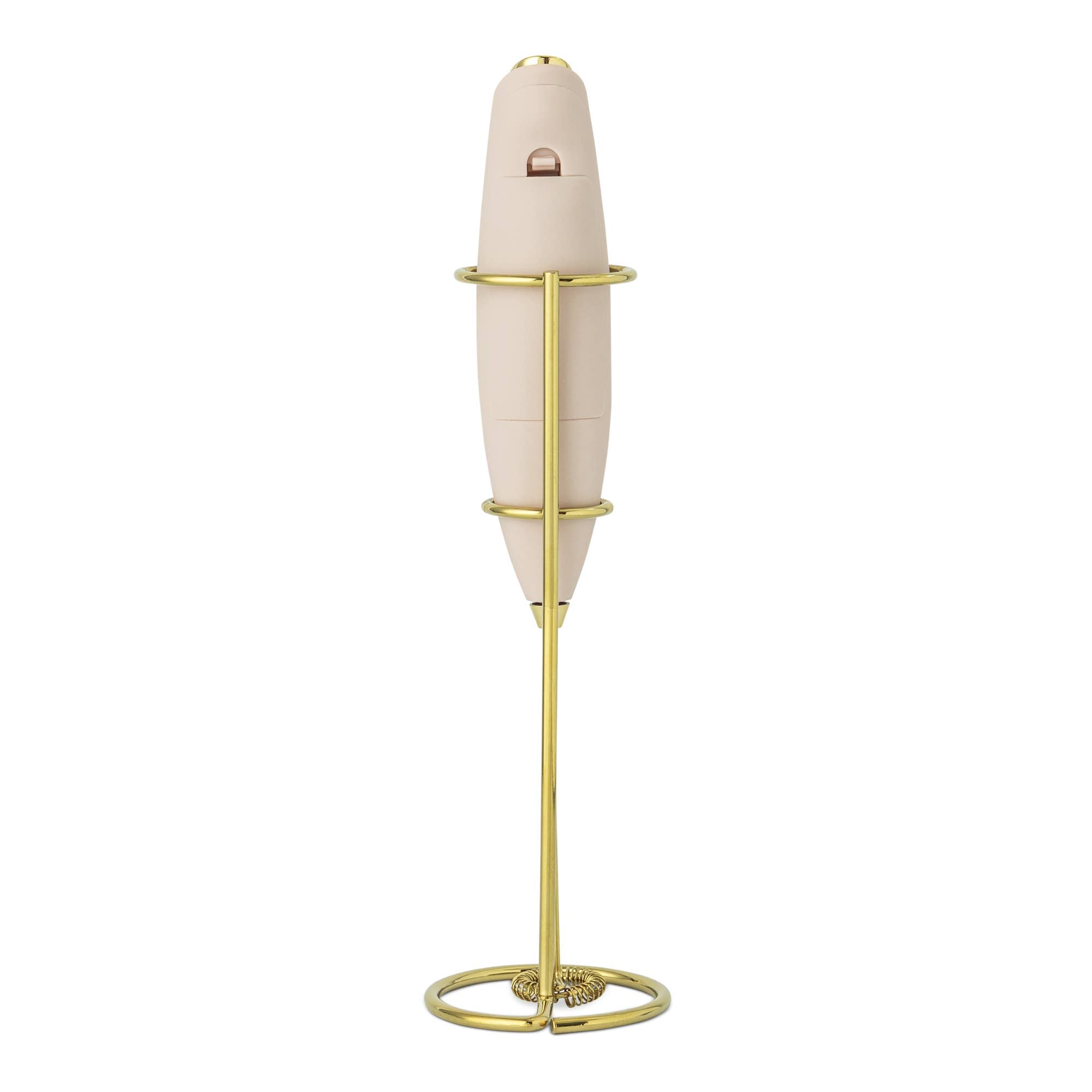 Rose Quartz & Gold | Handheld Milk Frother