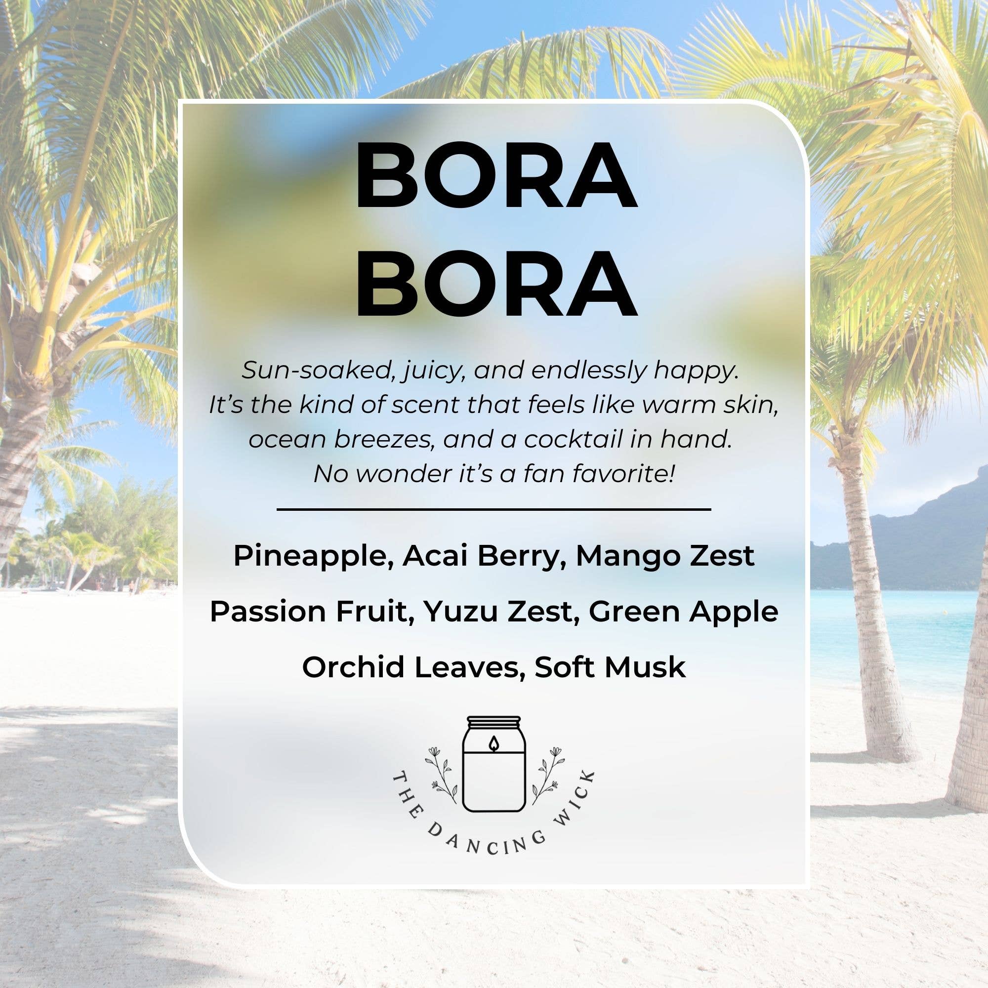 Mom Is Off Duty | Bora Bora Amber Soy Candle