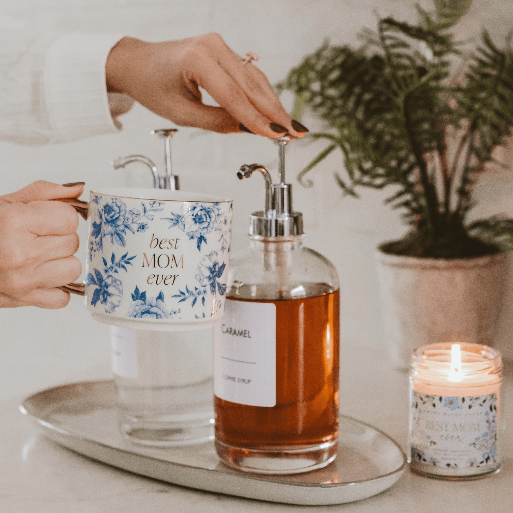 Best Mom Ever | Gold Handle Mugs