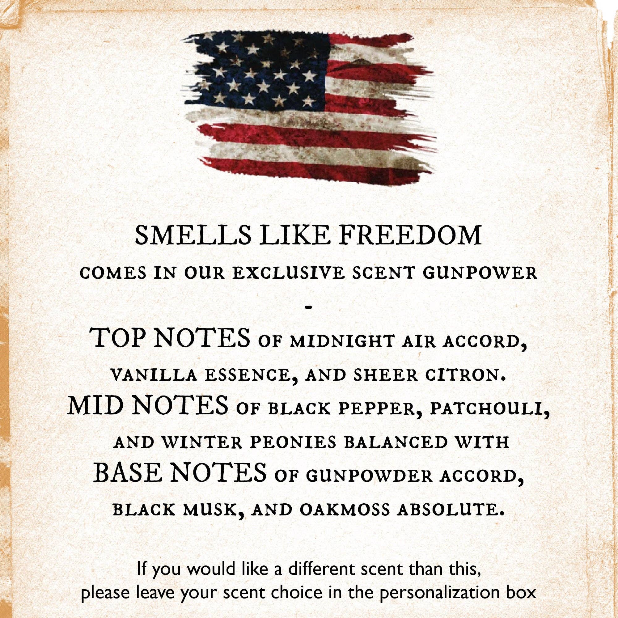 Smells Like Freedom Soy Candle