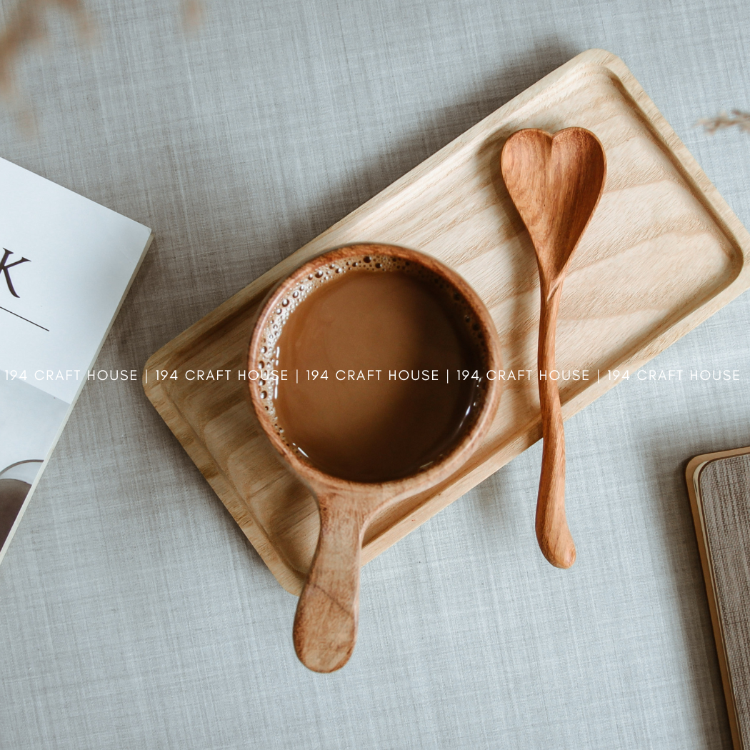 The Wiggly Heart | Hand-Carved Wooden Spoon