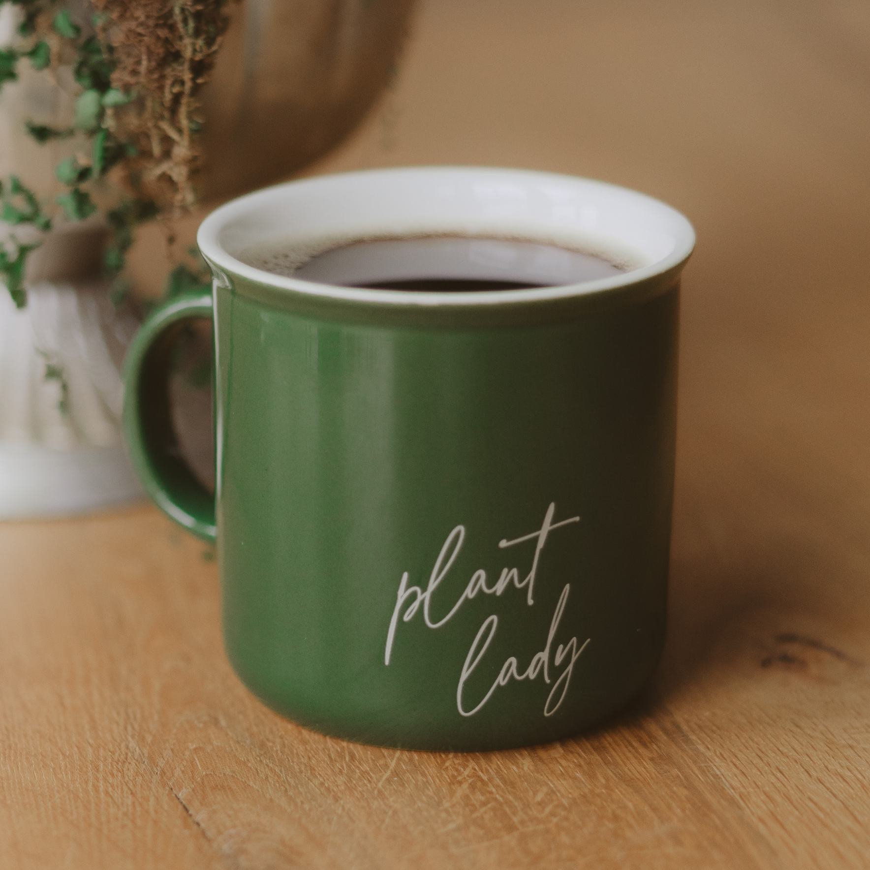 Plant Lady | 11 oz Forest Green Campfire Mug